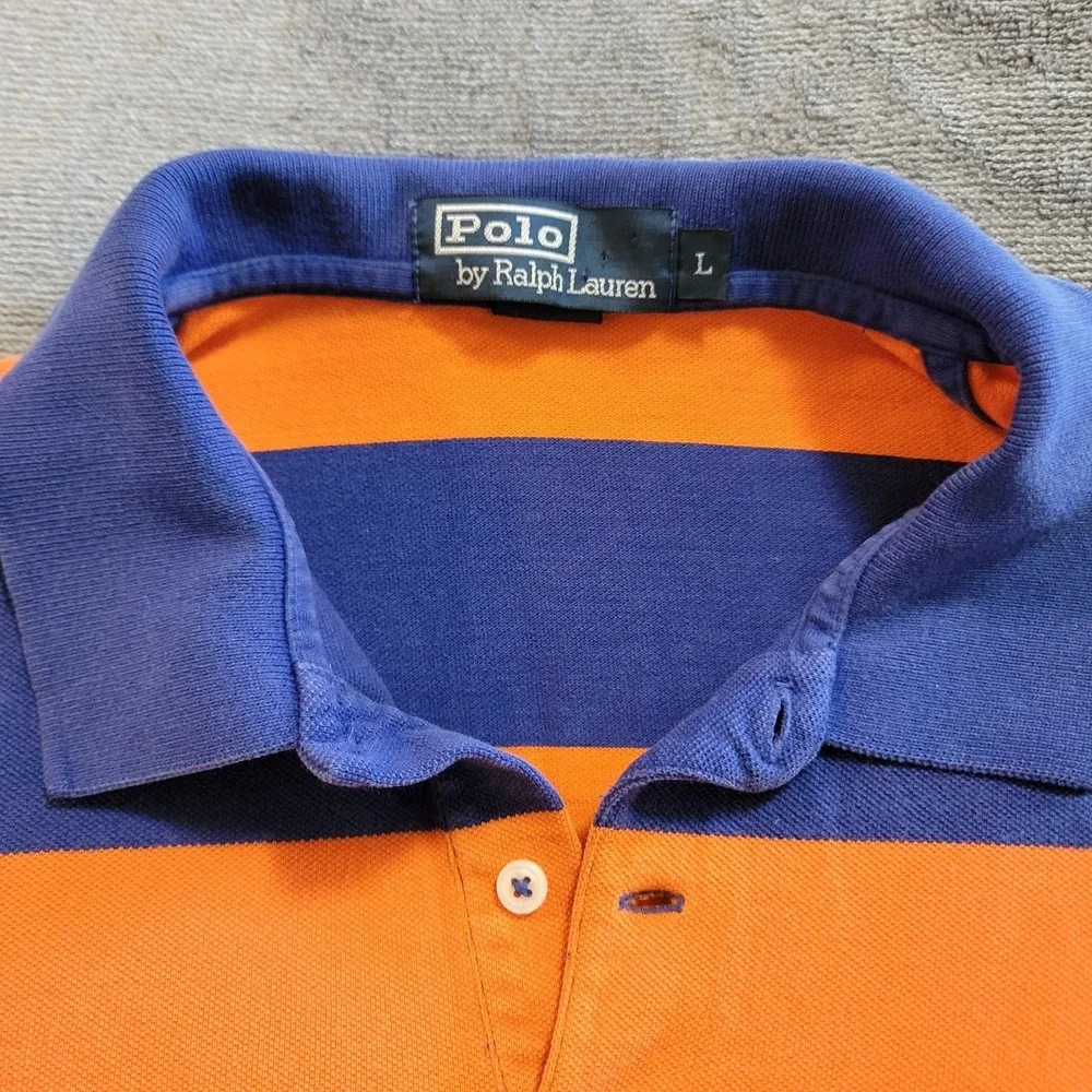 Vtg Polo by Ralph Lauren Men's Rare Halloween Rugby Polo Shirt Size Large